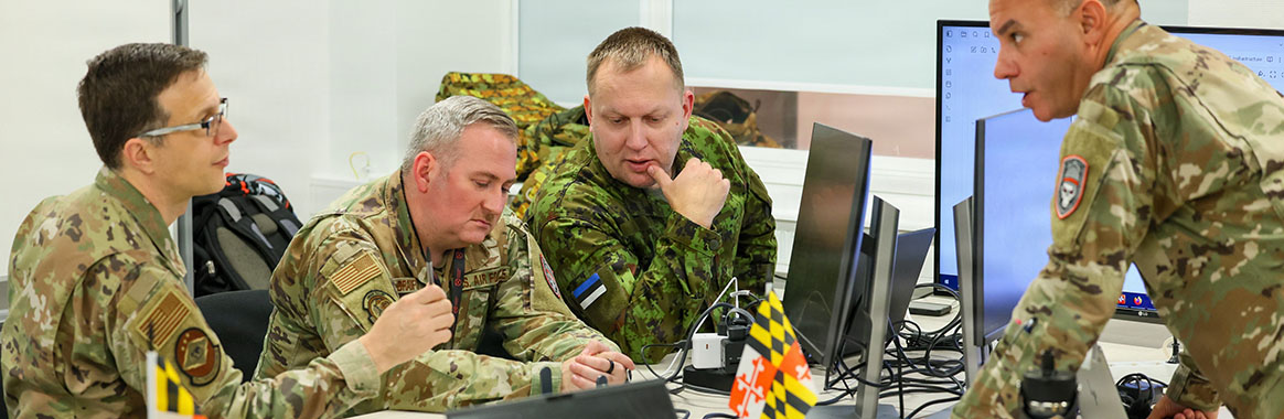 Maryland Guard Participates in Crossed Swords 25 with Estonian Partners